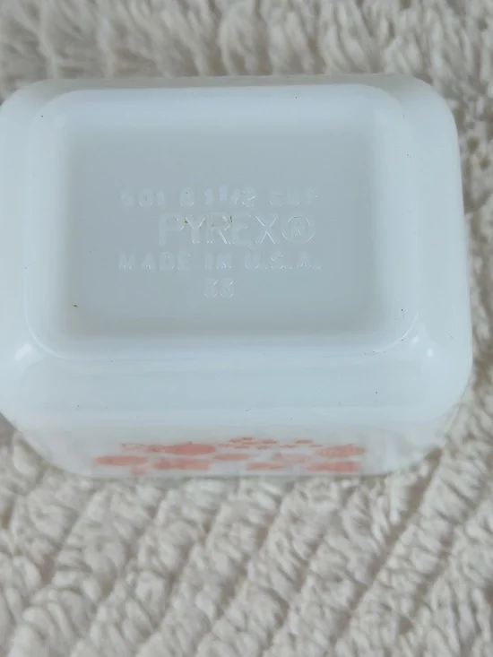 Vintage PYREX Pink Gooseberry 501-B 1-1/2 Cup Refrigerator Dish No Lid - Picture 6 of 6
